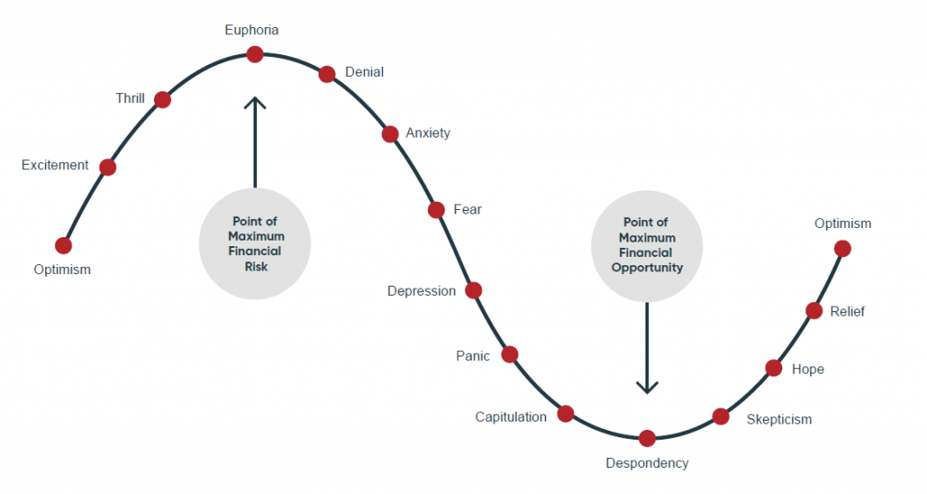 behavioral finance graph, market like a rollercoaster, financial markets, financial decisions