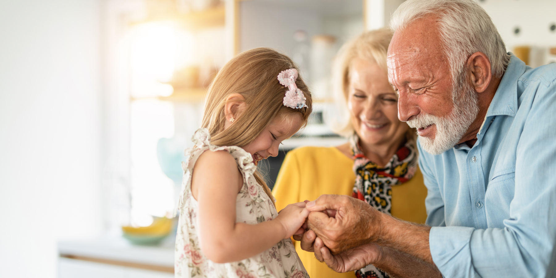grandparents with grandchild, couple in retirement, asset allocation