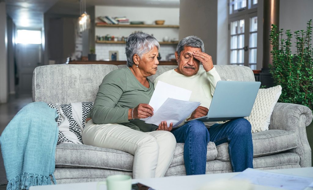 worried retirees, fixed income, inflation adjustment